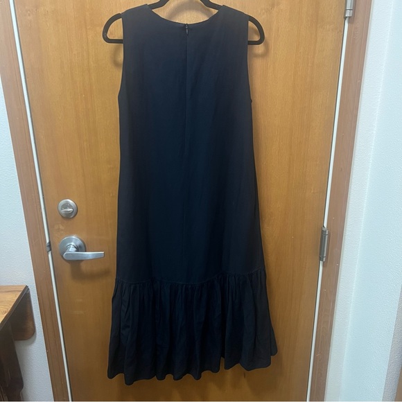 Black Roy Blanc Linen Dress - Picture 9 of 14